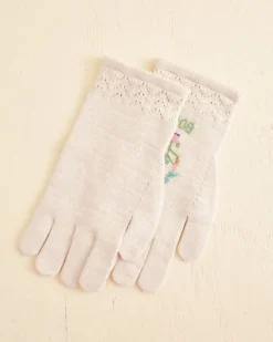 Accessories<BODE Pointelle Gloves - Cream