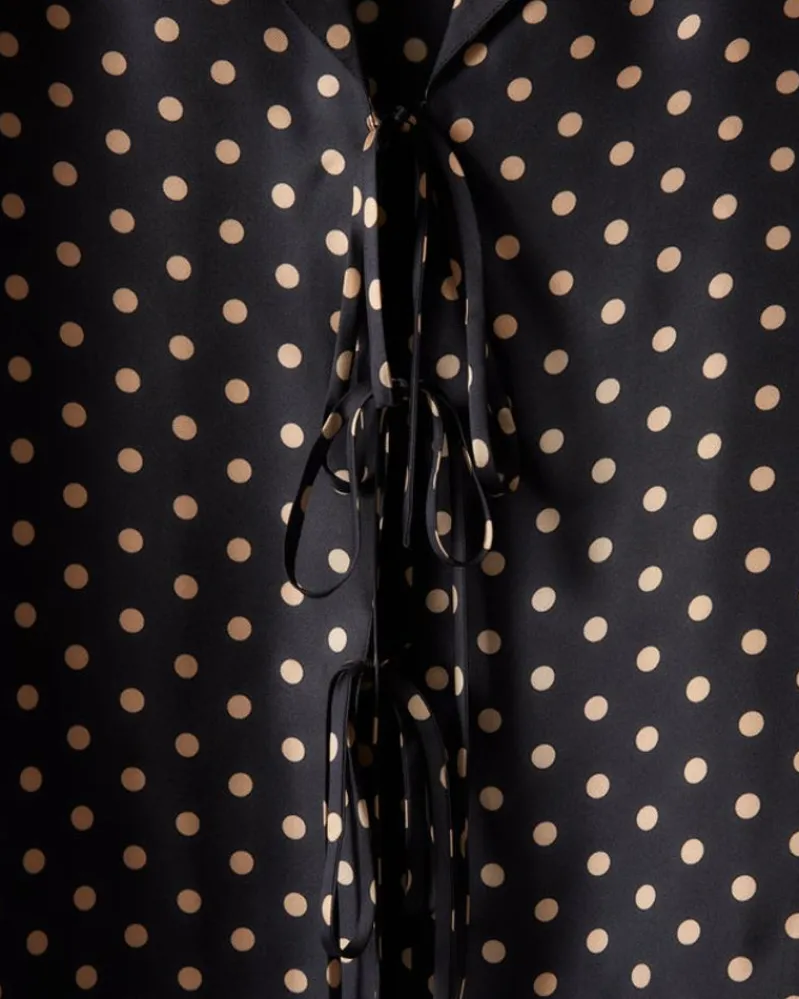 Shirts<BODE Polka Dot Micro Tie Long Sleeve Shirt