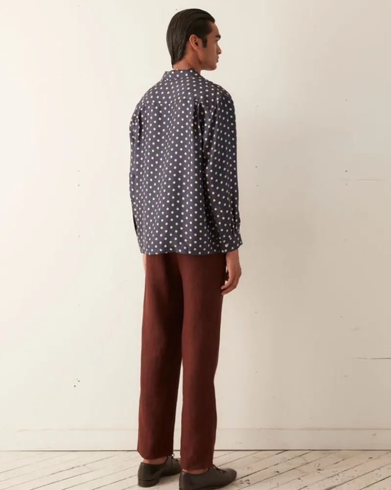 Shirts<BODE Polka Dot Micro Tie Long Sleeve Shirt