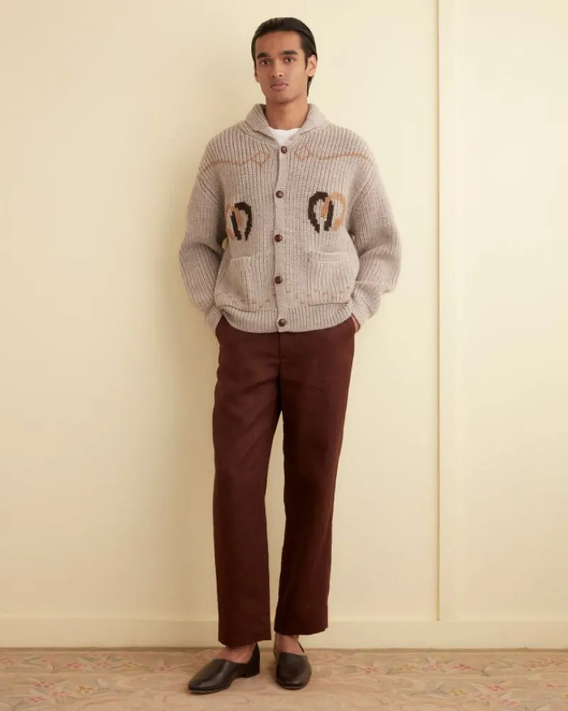 Knitwear<BODE Pony Cardigan Tan