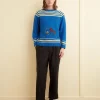 Knitwear<BODE Pony Lasso Sweater Multi Blue