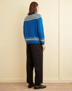 Knitwear<BODE Pony Lasso Sweater Multi Blue