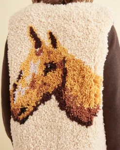 Knitwear<BODE Pony Tapestry Vest Tan