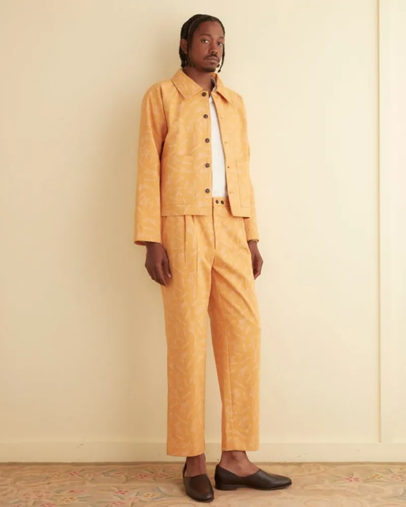 Outerwear<BODE Pooch Jacket Yellow/White