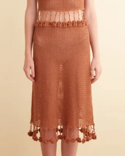 Knitwear<BODE Posy Crochet Dress Brown