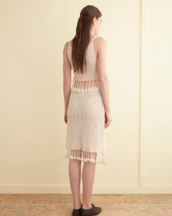 Dresses<BODE Posy Crochet Dress Cream