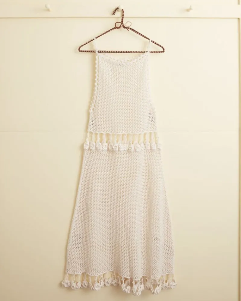 Dresses<BODE Posy Crochet Dress Cream