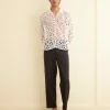 Shirts<BODE Primrose Lace Long Sleeve Shirt White