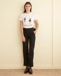 Cut And Sew<BODE Printed Ballerinas Tee Cream