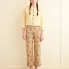 Cut And Sew<BODE Pullman Cardigan Yellow