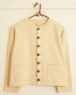 Cut And Sew<BODE Pullman Cardigan Yellow