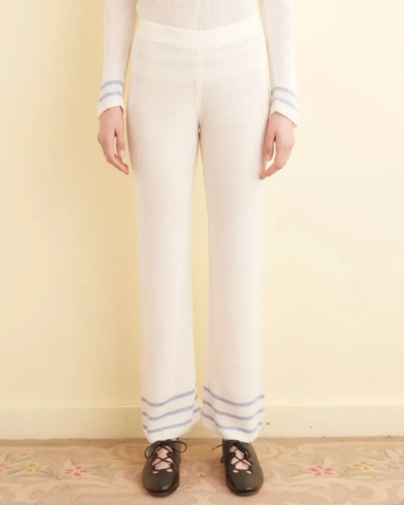Trousers & Pants<BODE Quincy Stripe Joggers Cream