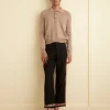 Trousers & Pants<BODE Regal Scallop Trousers Black
