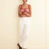Underpinnings<BODE Revere Stripe Bra Red/Multi