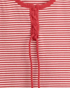 Cut And Sew<BODE Revere Stripe Tank Red/Cream
