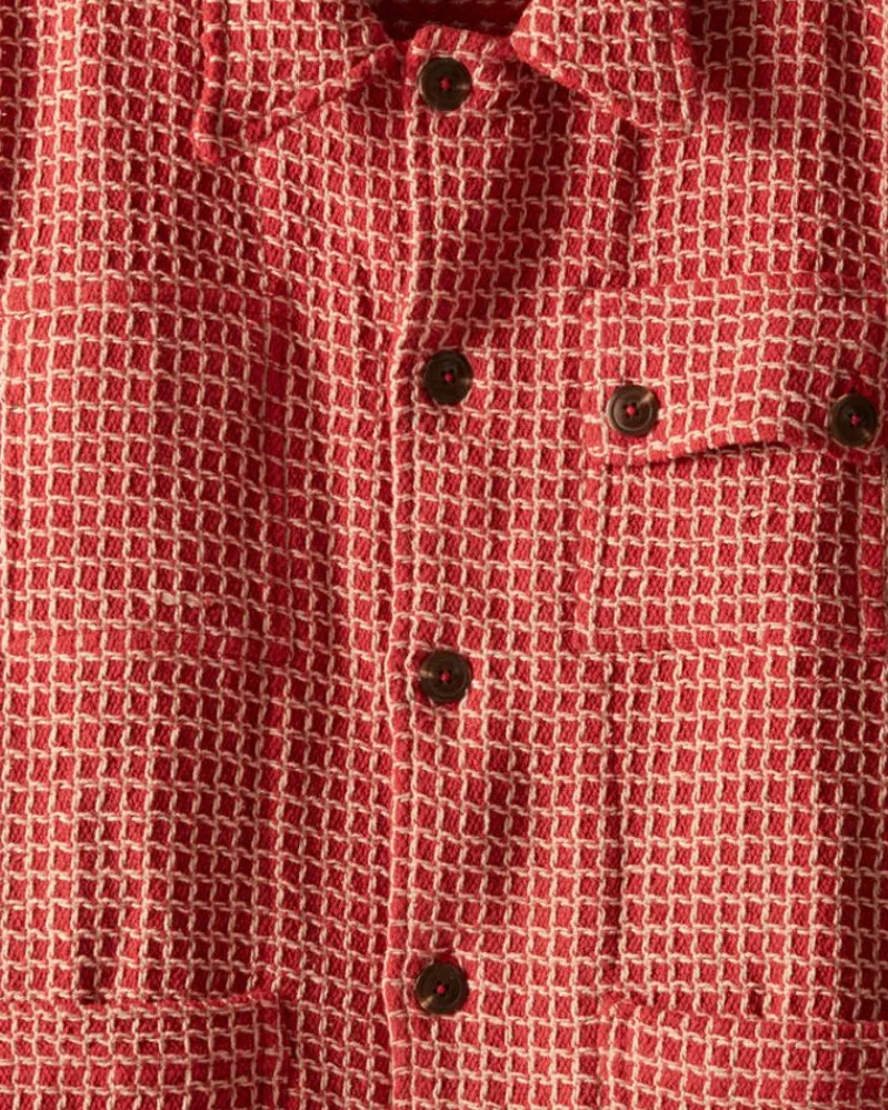 Outerwear<BODE Reversible Duo Waffle Jacket - Red