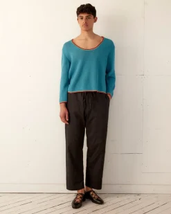 Trousers & Pants<BODE Rickrack Pajama Pants - Black