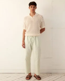 Trousers & Pants<BODE Rickrack Pajama Pants - Green