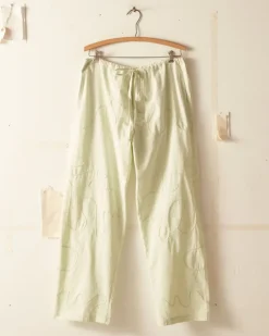 Trousers & Pants<BODE Rickrack Pajama Pants - Green