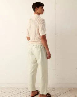 Trousers & Pants<BODE Rickrack Pajama Pants - Green