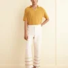 Trousers & Pants<BODE Rickrack Stripe Trousers Ecru/Multi