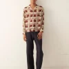 Shirts<BODE Ripple Plaid Long Sleeve Shirt