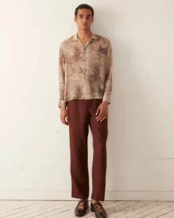 Shirts<BODE Riviera Print Long Sleeve Shirt