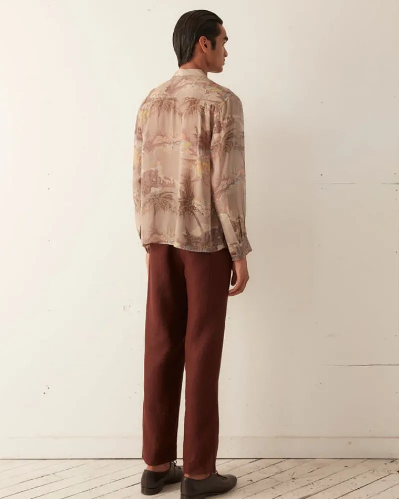 Shirts<BODE Riviera Print Long Sleeve Shirt