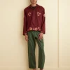 Shirts<BODE Rococo Overshirt Maroon