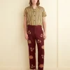 Trousers & Pants<BODE Rococo Trousers Maroon