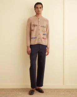 Knitwear<BODE Roll Call Cardigan Tan