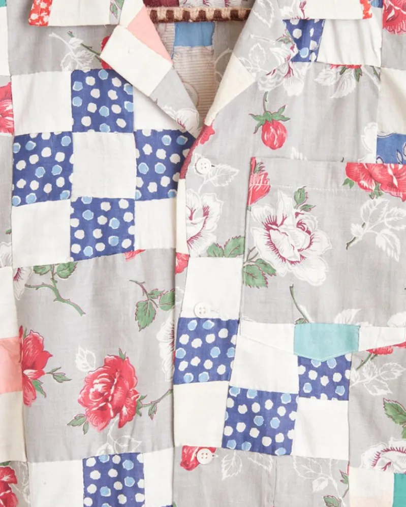 Shirts<BODE Rose Checkerboard Short Sleeve Shirt Multi