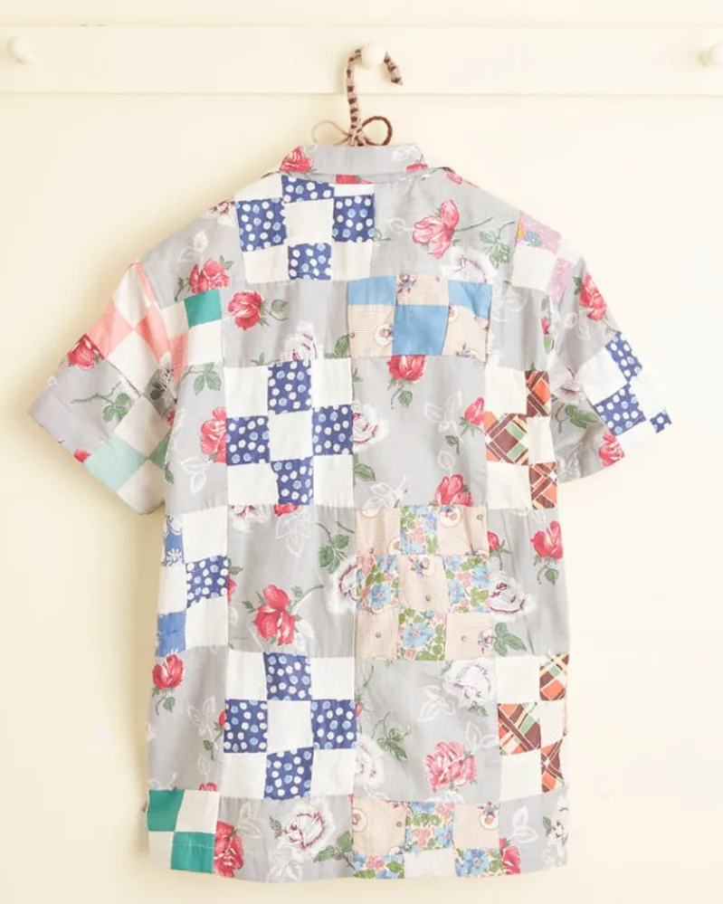 Shirts<BODE Rose Checkerboard Short Sleeve Shirt Multi