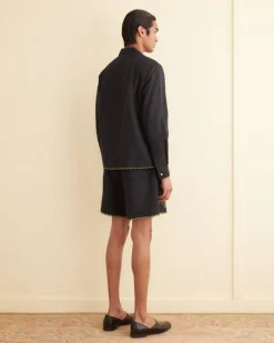 Shirts<BODE Rosefinch Long Sleeve Shirt Black