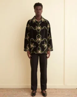 Outerwear<BODE Rosemallow Jacket Black