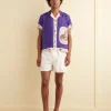 Shirts<BODE Round Up Short Sleeve Shirt Purple