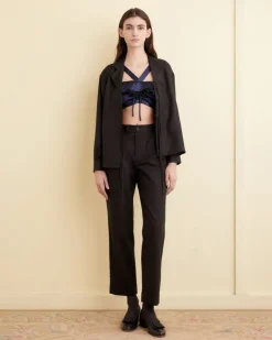 Tops<BODE Ruffle Bra Navy