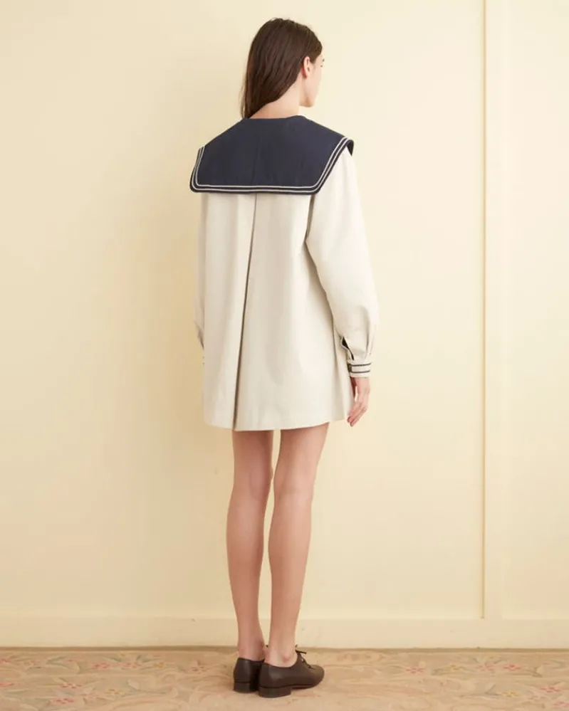 Outerwear<BODE Sailor Coat - Cream/Navy