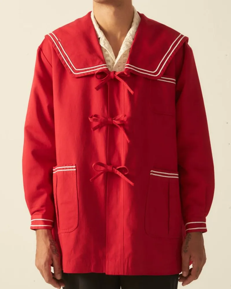 Outerwear<BODE Sailor Coat - Red