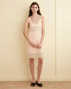 Dresses<BODE Salmon Laurel Dress - M Pink