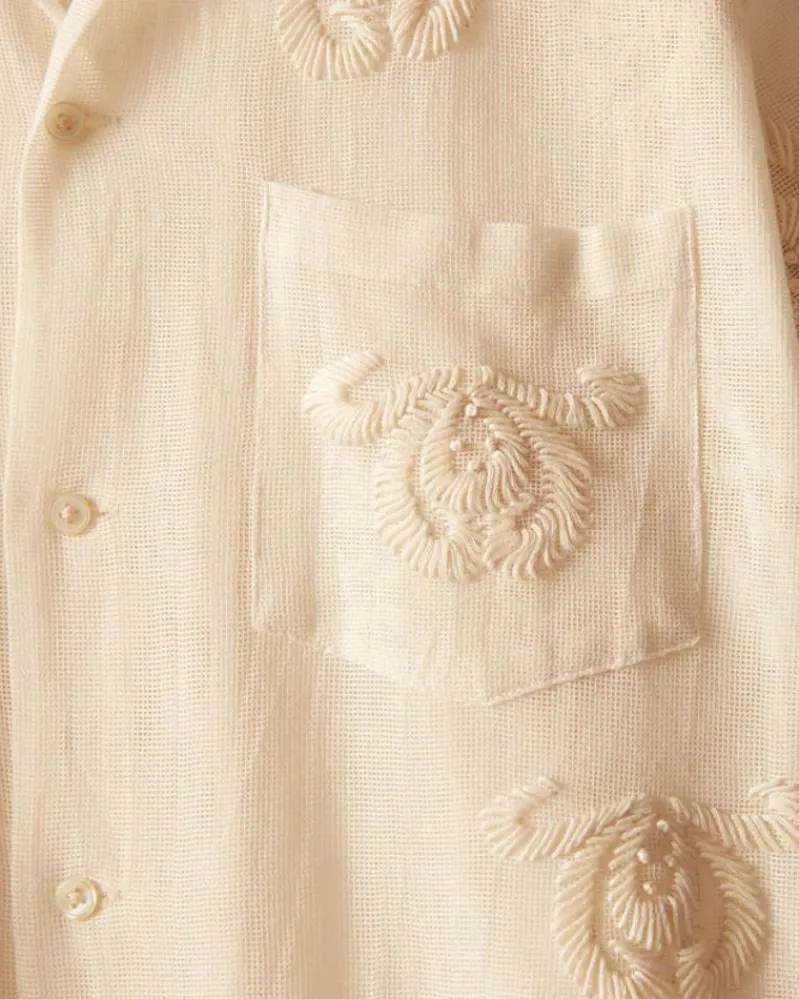 Shirts<BODE Savoy Ribbon Short Sleeve Shirt