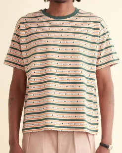 Cut & Sew<BODE Scottie Jacquard Boxy Tee Green