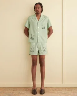 Shorts<BODE See You At The Barn Boxers White/Green