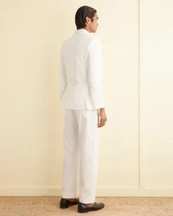 Outerwear<BODE Seersucker Double-Breasted Suit Jacket White
