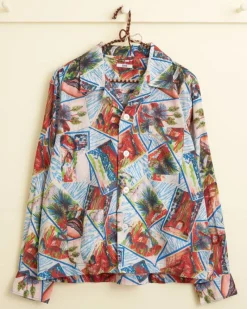 Shirts<BODE Seersucker Postcard Long Sleeve Shirt