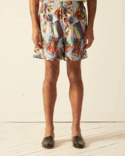 Shorts<BODE Seersucker Postcard Shorts