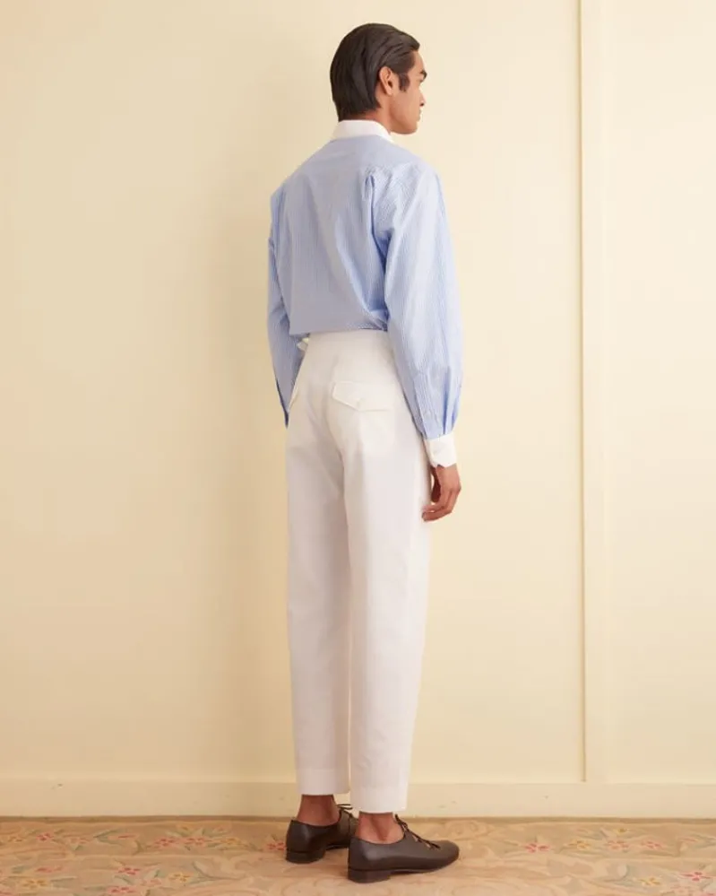 Suiting<BODE Seersucker Suiting Trousers White