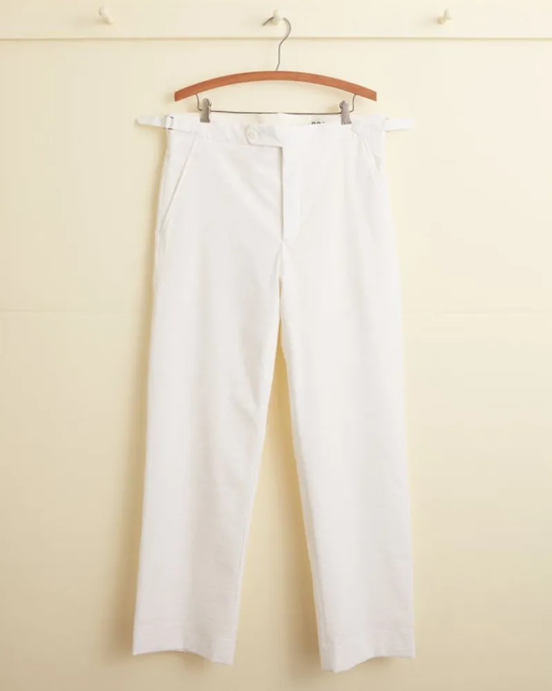 Suiting<BODE Seersucker Suiting Trousers White