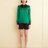 Tops<BODE Sequin Rodeo Shirt Dark Green