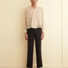 Shirts<BODE Sequined Floral Net Long Sleeve Shirt